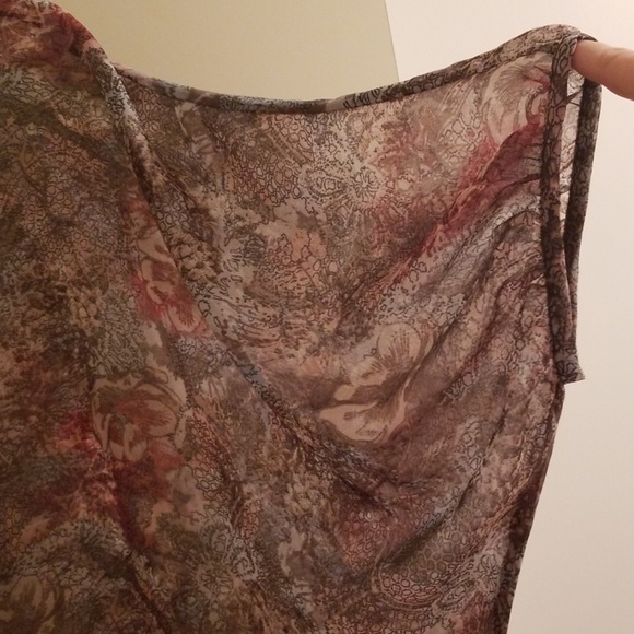 Nine West Women's X-large Sheer Blouse - Picture 4 of 6